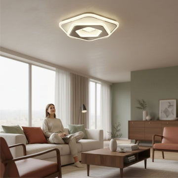 Plafonieră LED Euporie 45W, 2900lm, 3000K-6500K, 240x55mm