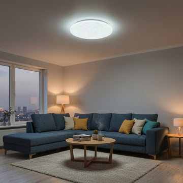 Plafonieră LED Flower, Fi 300mm, 18W, 6500K, Lumină Rece
