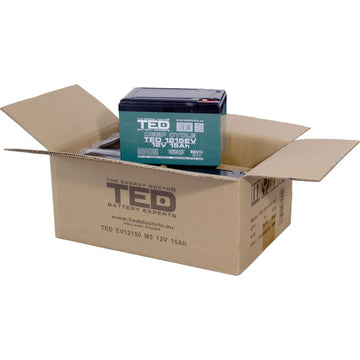 Acumulator 12V 15Ah Deep Cycle Plumb-Acid, Pentru Scutere Electrice și UPS