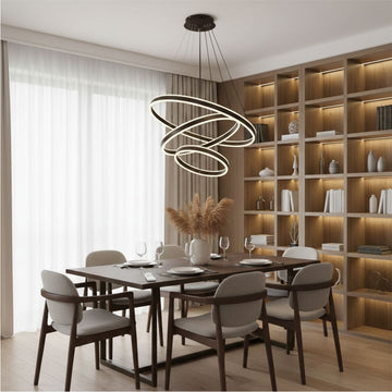 Lustră LED Ajustabilă, 300W, 12700lm, 3000K-6500K, 400mm x 600mm x 800mm