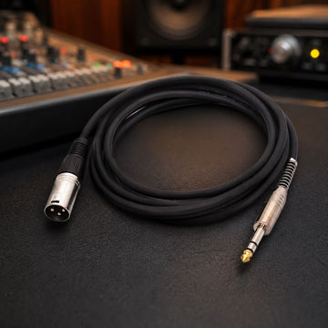 Cablu Audio XLR Tata la Jack 6.3mm Stereo Profesional 10m