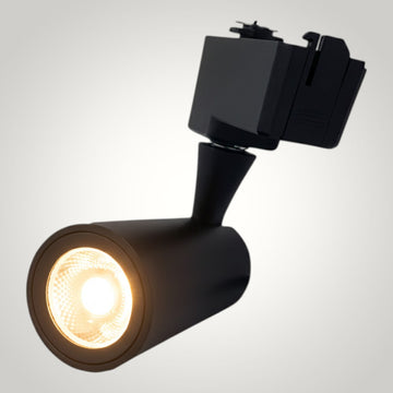 Spot Sină Negru 18W, 3000K, Lumină Caldă