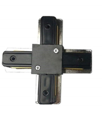 Conector Îmbinare Șină Pentru Spoturi Tip X, Negru