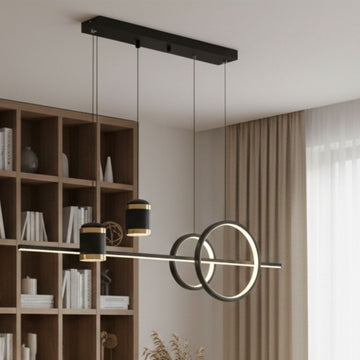 Lustră LED cu Telecomandă Volantis, 73W, 2100lm, 2700K-6500K