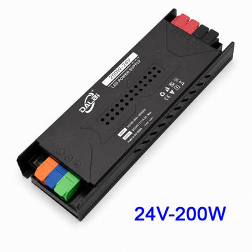 Sursă Alimentare LED 24V 200W 8.3A Slim, Conectare Rapidă Push-In DALBI