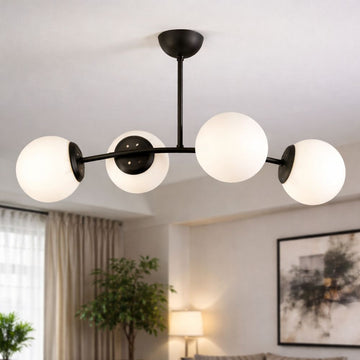 Candelabru Marla Negru, 4xE27, 60W