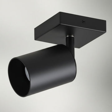 Spot Reglabil Negru, GU10, 80mm