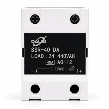 Releu Static SSR-40 DA 40A, 24-440V AC, Control 3-32V DC