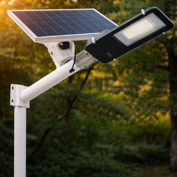 Corp Stradal Cu Panou Solar Monocristalin Detașabil, 6V/23W, Telecomandă