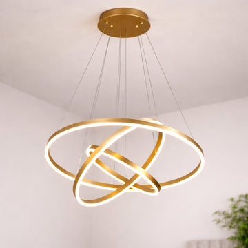 Lustră LED Ajustabilă, 150W, 9800lm, 3000K-6500K, Telecomandă, 400x600x800mm