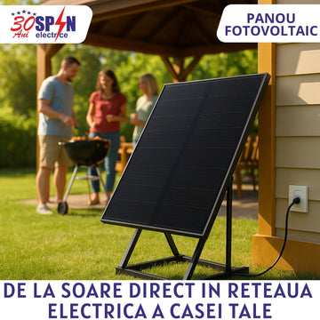 Kit Panou Solar Plug&Play, 400W, 1500V, 25A, 1722x1134x35mm