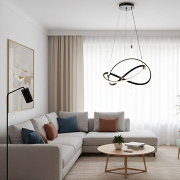 Lustră LED Tetis Ajustabilă, 82W, 4200LM, 3000K-6500K