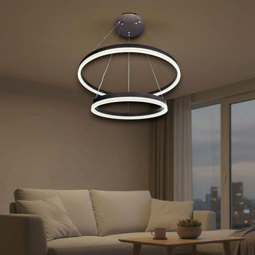 Lustră LED Ajustabilă, 165W, 7800lm, 3000K-6500K, 400mm x 600mm, Telecomandă