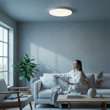 Plafonieră LED ECO Rotundă, 16W, 6400K, IP40, Ø250mm, Albă