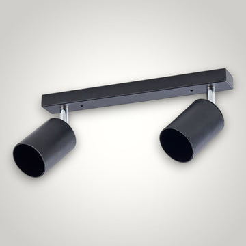 Spot Liniar Reglabil Negru, 2xGU10, 450mm