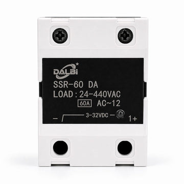 Releu Static SSR-60 DA 60A 24-440V AC, Control 3-32V DC