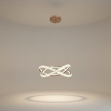 Lustră LED Iapetus Ajustabilă, 66W, 5800lm, 3000K-6500K