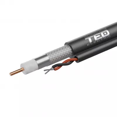 Cablu Coaxial RG6 CCS CCA, Rolă 305m, TED