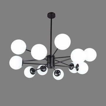 Lustră Astra Negru, 6xE27, 42W, 700x200mm