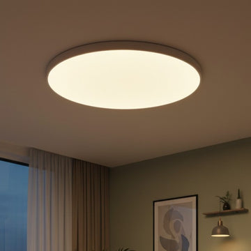 Plafonieră LED Versa IP40, 24W, 3000-6500K, Ramă Albă, Fi300