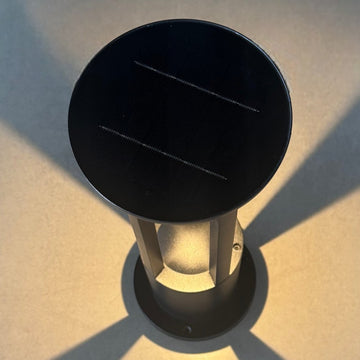 Stâlp LED Grădină Solar 5W, IP65, 3000K, Lumină Caldă