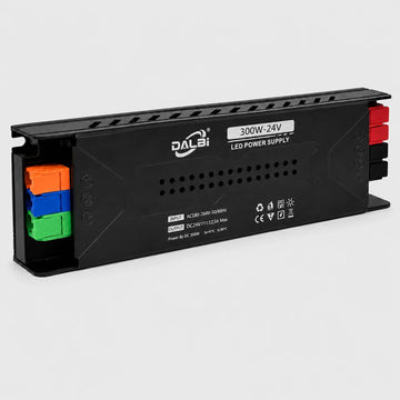 Sursă Alimentare LED 24V 300W 12.5A Slim, Conectare Rapidă Push-In DALBI