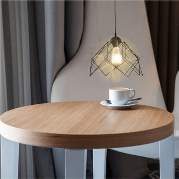 Lustră Kontes Negru, 1XE27, 60W