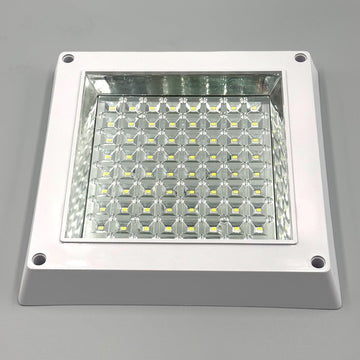 Plafonieră LED Pătrată, 12W, 6500K
