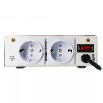 Stabilizator Tensiune 600W 230V, 2 Ieșiri Schuko, Sinusoidală Pură, Ecran LCD, Cleme Prindere Perete, TED Electric TED000057