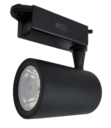 Spot Sină Negru, 30W, 4000K, Lumină Neutră