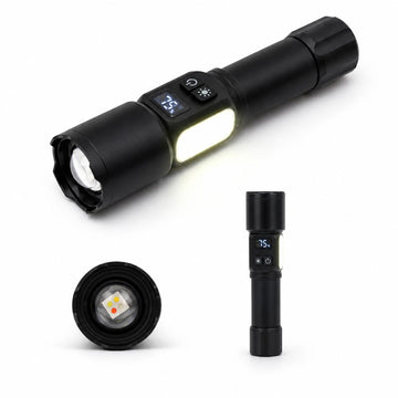 Lanternă LED Reîncărcabilă DALBI 6000mAh, 4 LED-uri, Powerbank, Magnet, Zoom