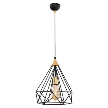 Lustră Sude Negru, 1xE27, 60W
