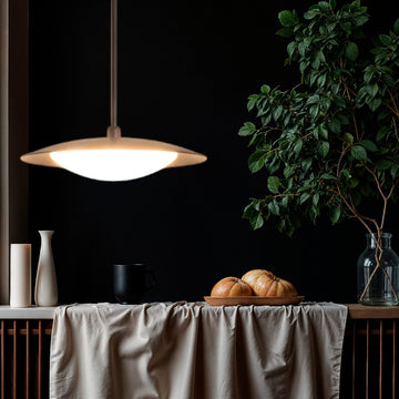 Lustră LED Ara Cafenie, 8W, 750LM, 3000K-6500K