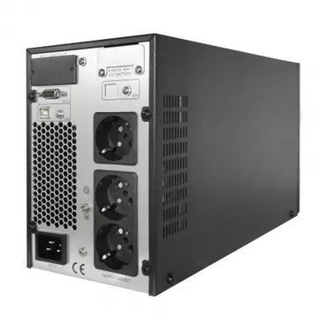 UPS Online TED Electric 2kVA/1800W, Monofazat, Dublă Conversie, Pure Sine Wave, Management LCD, Include 4 Acumulatori 12V/9Ah