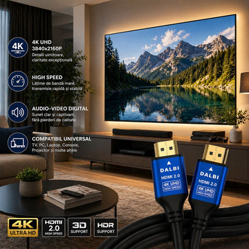 Cablu HDMI 2.0 4K UHD High Speed DALBI 30m