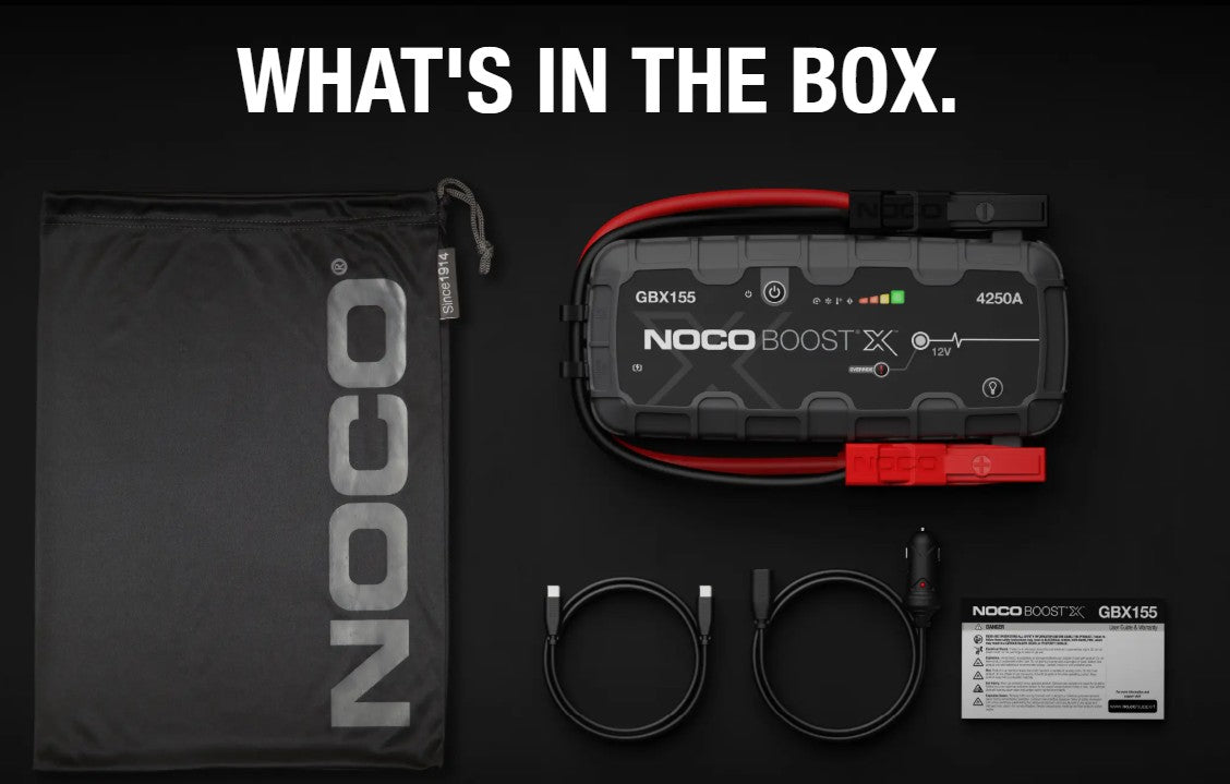 Robot Pornire Auto Noco Boost GBX155, Jump Starter 12V Portabil, Curent Pornire 4250A, Litiu-Ion