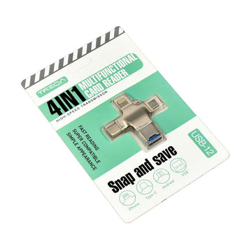 Cititor de Carduri 4 în 1 USB-12, Transfer Rapid