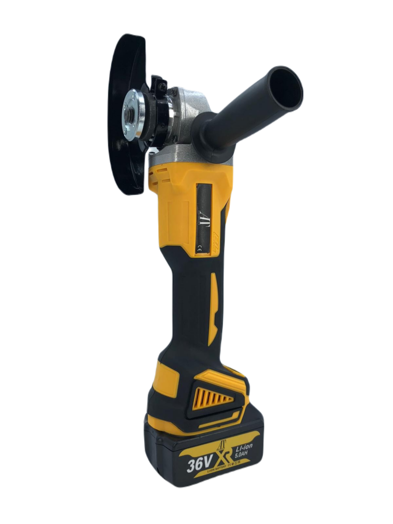 Polizor Unghiular (Flex) cu 2 acumulatori 36V, 5 Ah, 9000 Rpm, 125 mm, Valiza Inclusa si Accesorii