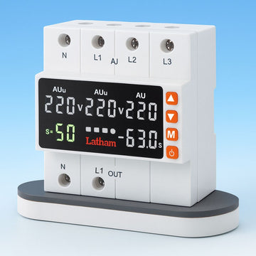 Protector Automat Trifazat 63A ATS, Comutator Automat de Transfer cu Faza Prioritară