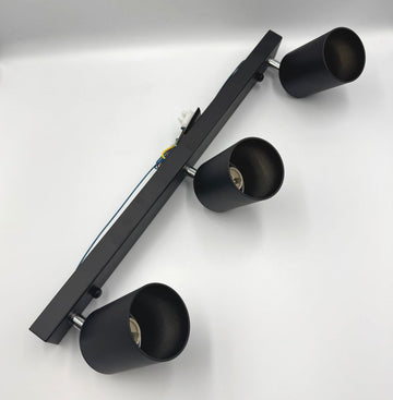Spot Liniar Reglabil Negru, 3 X GU10, 450mm