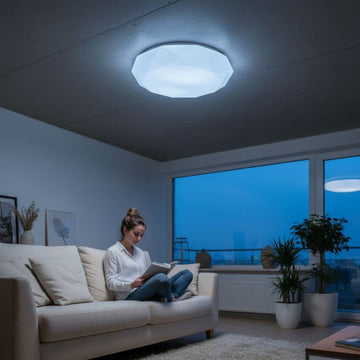 Plafonieră LED Diamant, Ø390 mm, 24W, 6400K