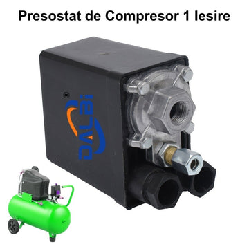 Presostat pentru Compresor cu 1 Ieșire – Dispozitiv de Control pentru Sistemele de Aer Comprimat