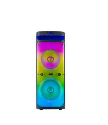 Boxa portabila bluetooth kolav F-2102, USB, Radio FM, microfon, joc de lumin RGB