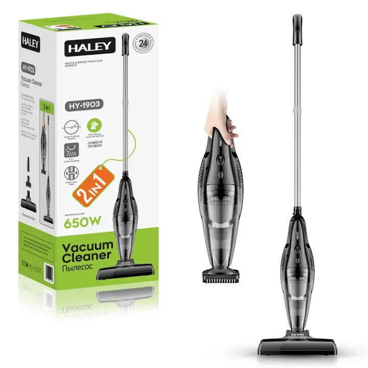 Aspirator Portabil cu Fir HALEY HY-1903 – Compact și Puternic pentru Curățenie Rapidă în Casă și Birou