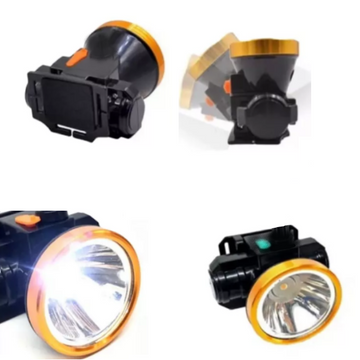 Lanternă de Cap Frontala cu Acumulator Reîncărcabil 2000mA și Bandă Elastică – Ideală pentru Camping, Drumeții și Activități Exterioare