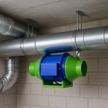 Ventilator Booster Bidirecțional 6'' (150mm), 40W, 600m3/h, Telecomandă