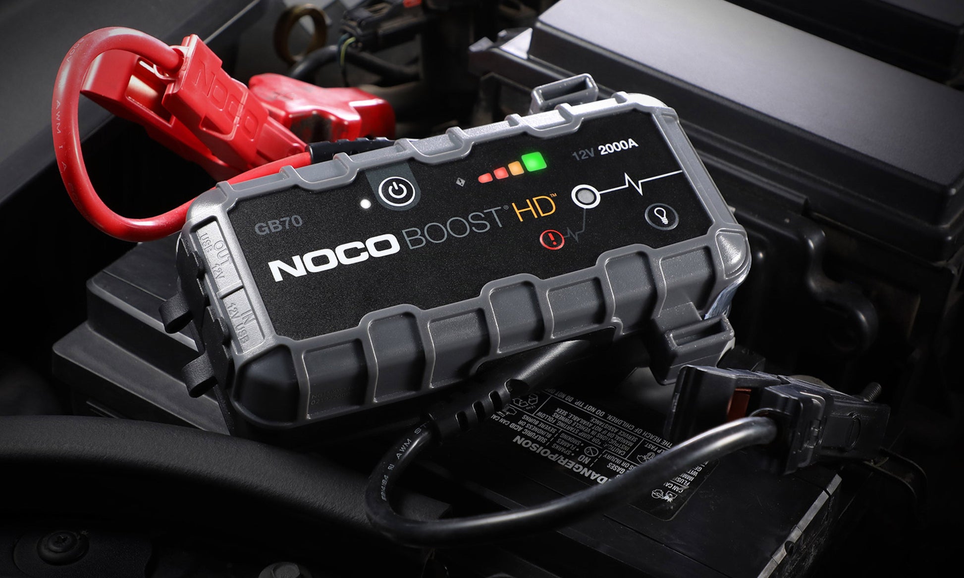 Robot Pornire Auto, Jump Starter Auto 12V, 2000A, Litiu-Ion, Noco Boost GB70