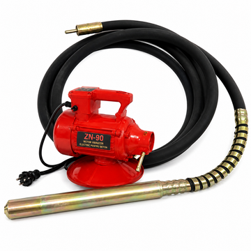 Motor Vibrator Electric pentru Beton ZN-90 cu Lance de 49mm x 6m – Echipament Profesional pentru Compactare și Finisare