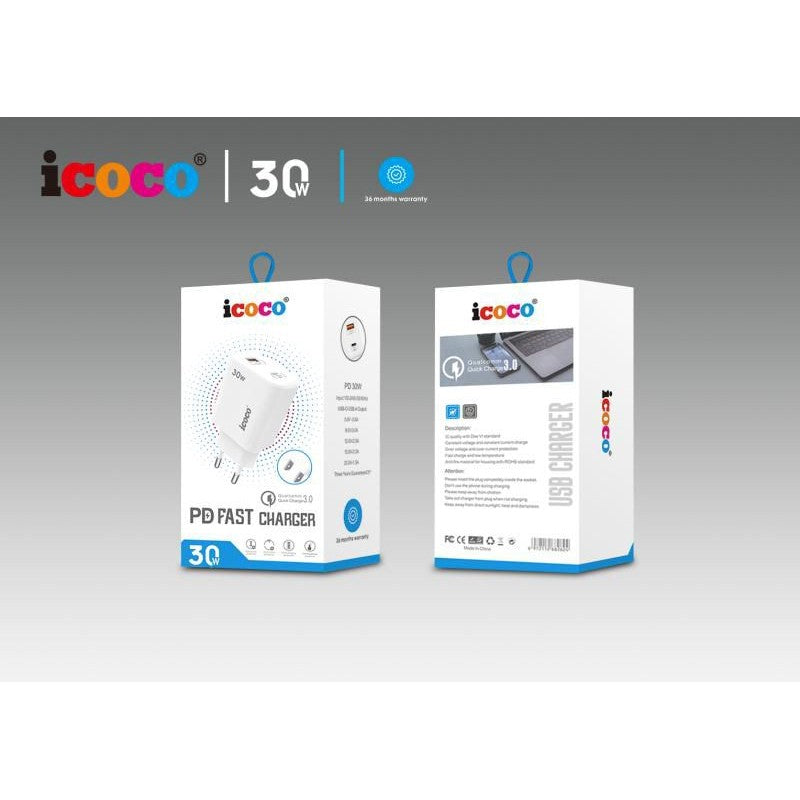 Incarcator Rapid PD 30W Tip C - Usb 3.0 - Frize