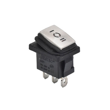 Întreupător Mic KCD1 cu Inox 6A-3P – Dimensiuni 23x17x30mm pentru Aplicații Electrice de Uz Casnic